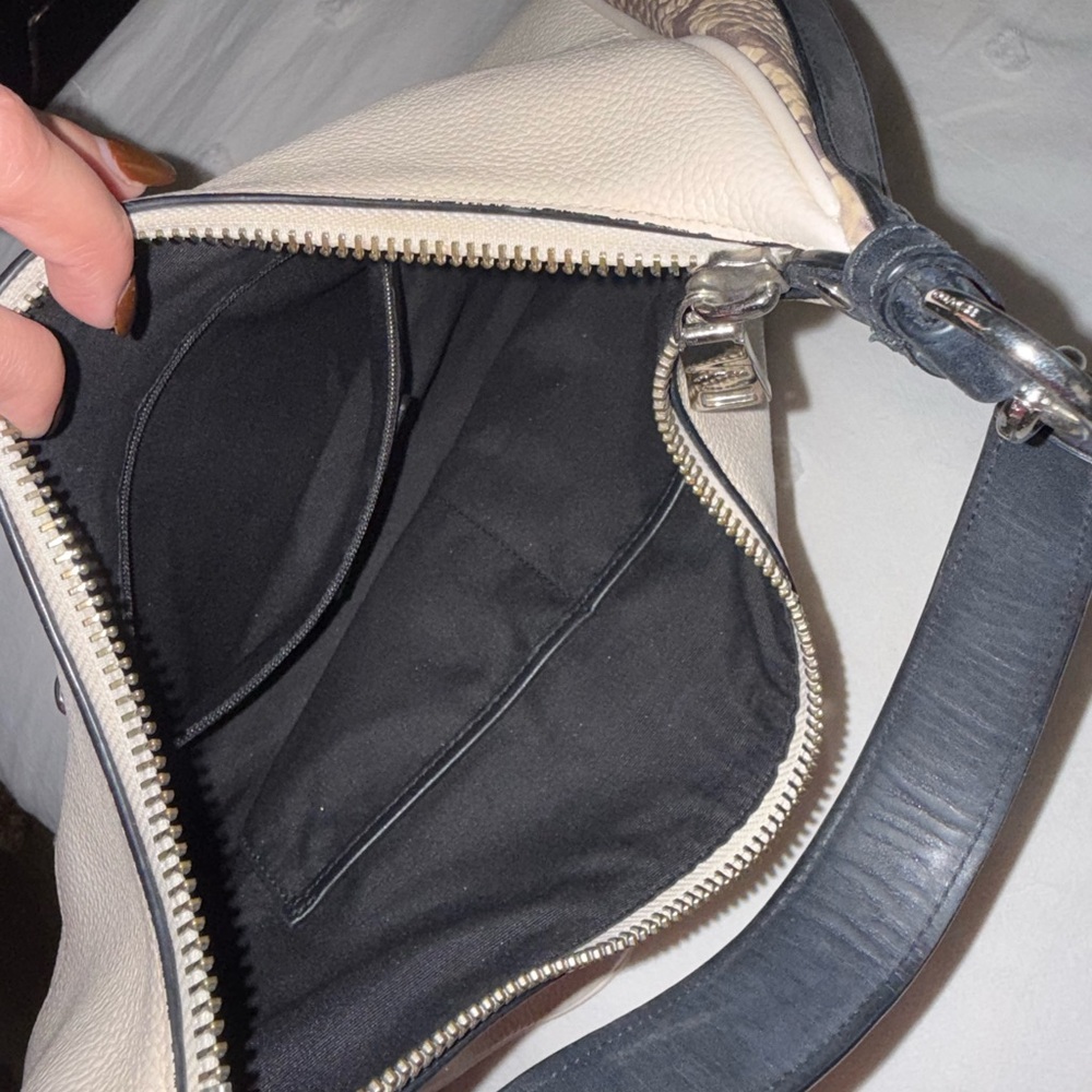 Coach Cream and Tan Hobo Bag - Picture 6 of 6